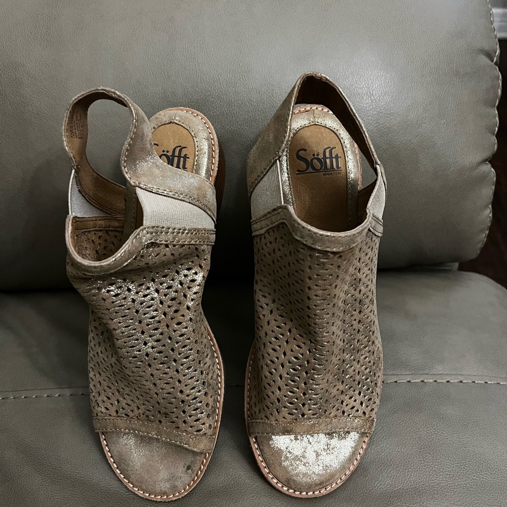 Soft womens Nalda Anthracite sz 9.5 M